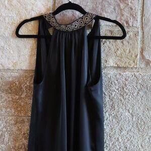 Ramy Brook Sleevless with embellished Collar size Small
